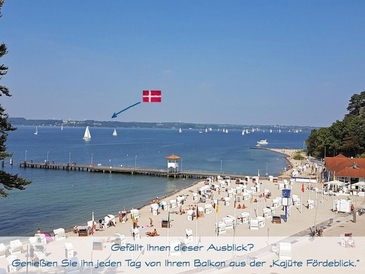 Fewo1846 Intermar - Kajuete Foerdeblick - Familienfreundliches Studioapartment Mit Balkon Und Meerblick Глюксбург Екстер'єр фото