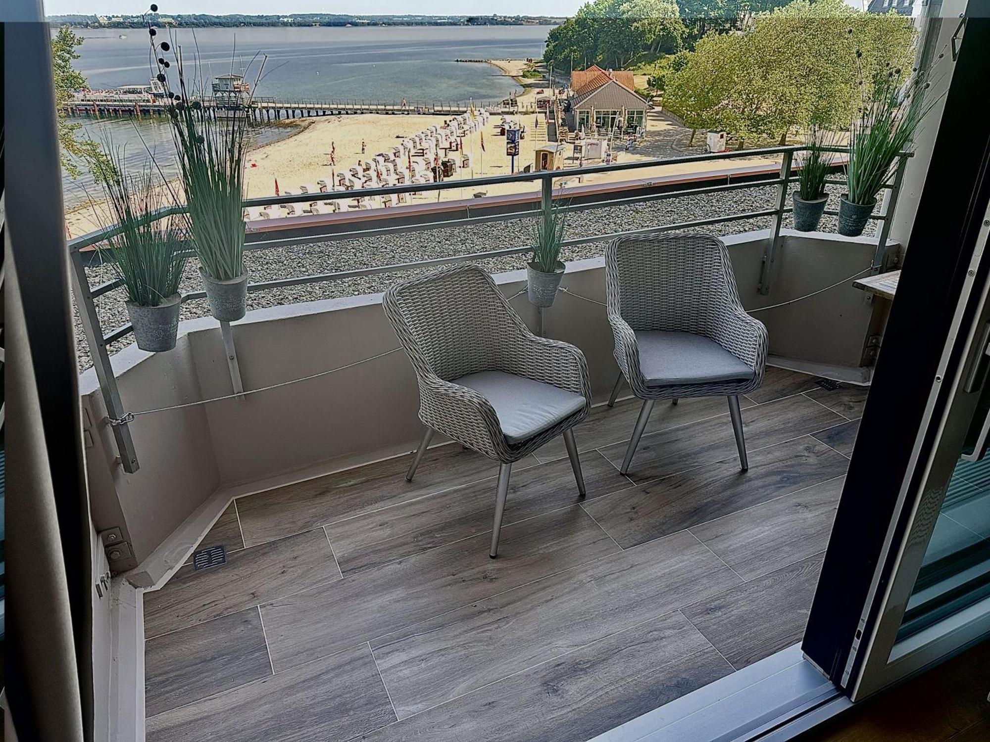 Fewo1846 Intermar - Kajuete Foerdeblick - Familienfreundliches Studioapartment Mit Balkon Und Meerblick Глюксбург Екстер'єр фото